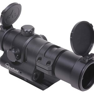Firefield FF26027 Impulse 1x28 Red Dot Sight w/Red Laser  Matte Black 2 MOA Red/Green Dot/60 MOA Circle
