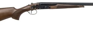 CZ-USA 06417 Sharp-Tail Coach 12 Gauge 3" 2rd 20" Black Hard Chrome Side-by-Side Barrel, Color Case Hardened Metal Finish, Turkish Walnut Stock Includes Fixed Chokes