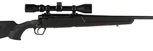 Savage Arms 57263 Axis XP Full Size 270 Win 4+1 22" Matte Black Button-Rifled Barrel, Matte Black Drilled & Tapped Steel Receiver, Matte Black Fixed Synthetic Stock, Weaver Scope 3-9x40mm