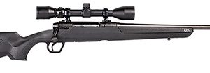 Savage Arms 57266 Axis XP Compact Compact 243 Win 4+1 20" Matte Black Button-Rifled Barrel, Drilled & Tapped Steel Receiver, Matte Black Fixed Synthetic Stock, Weaver 3-9x40mm
