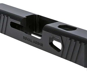 Rival Arms RA10G305A Precision Slide A1 Compatible w/Glock 43 Gen3, 9mm Luger Black QPQ Stainless Steel, RMR Cut Sights