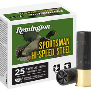 Remington Ammunition 20973 Sportsman Hi-Speed Steel 12 Gauge 3" 1 1/8 oz BB Shot 25 Per Box/ 10 Cs