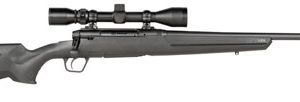 Savage Arms 57474 Axis XP Compact Compact 6.5 Creedmoor 4+1 20" Matte Black Button-Rifled Barrel, Drilled & Tapped Steel Receiver, Matte Black Fixed Synthetic Stock, Weaver 3-9x40mm