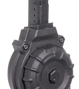 ProMag DRMA12 Standard  50rd Drum 9mm Luger Fits AR-15 Compatible w/ Glock Style Mags Black DuPont Zytel Polymer