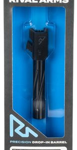 Rival Arms RA20G203A Precision V1 Drop-In Barrel 9mm Luger 4.02" Black PVD Finish 416R Stainless Steel Material for Glock 19 Gen5