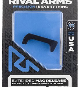 Rival Arms RA72G002A Magazine Release  Glock Gen4 Extended Hard Black Anodized Aluminum