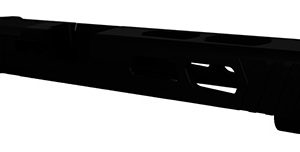 Rival Arms RA10G705A Precision Slide A1 Docter Cut Black QPQ Case Hardened 17-4 Stainless Steel for Glock 34 Gen 3