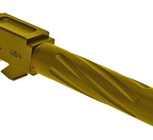 Rival Arms RA20G101E Precision V1 Drop-In Barrel 9mm Luger 4.49" Gold PVD Finish 416R Stainless Steel Material for Glock 17 Gen3-4