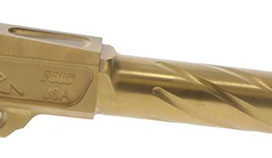 Rival Arms RA20P001E Precision Drop-In Barrel 9mm Luger 3.10" Gold PVD Finish 4340H Steel Material for Sig P365