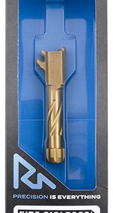 Rival Arms RA20P002E Precision Drop-In Barrel 9mm Luger 3.10" Gold PVD Finish 4340H Steel Material with Threading for Sig P365