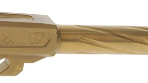 Rival Arms RA20P301E Precision Drop-In Barrel 9mm Luger 3.90" Gold PVD Finish  4340H Steel Material for Sig P320 Carry