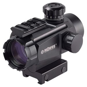 Konus 7378 Konusight Tactical Red Dot Konusight Electronic Dot Matte Black 1x 35mm 4 MOA Dual Red/Green Illuminated Multi Reticle Features Dual Mounting System