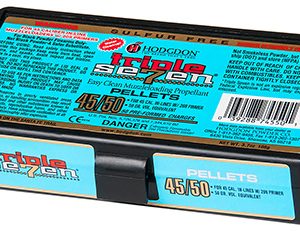 Hodgdon T74550 Triple Seven Pellets 45/50 50 gr 50 Per Box/12 Boxes Per Case