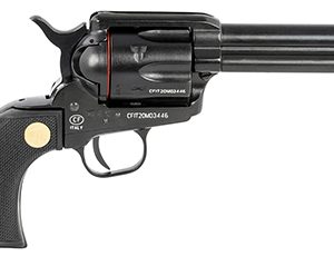 Traditions SAT7322250 1873 Rawhide SAO 22 LR 6rd 4.75" Blued Steel Black Checkered PVC Grip