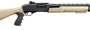 Charles Daly 930279 301  12 Gauge 3" 5+1 18.50" Barrel w/Heat Shield, Black Metal Finish,  Synthetic Flat Dark Earth Fixed Pistol Grip Stock & Forend, Auto Ejection, Includes 3 Choke Tubes