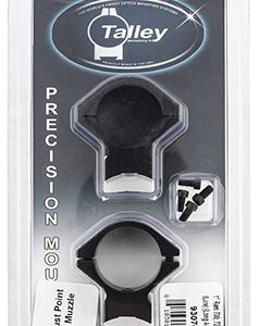 Talley 930700LM Remington 700 Scope Mount/Ring Combo Black Anodized 1" Low 20 MOA