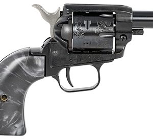 Heritage Mfg BK22B2BPSCLS2 Barkeep  Exclusive Grip 22 LR 6 Shot, 2" Black Steel Barrel, Black Zinc Alloy Frame, Black Engraved Cylinder, Black Pearl Grip, Manual Safety, Exposed Hammer