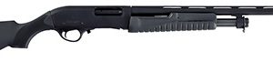 Escort HEFH2022051Y Field Hunter  Youth 20 Gauge Pump 3" 4+1 22" Black Chrome Vent Rib Barrel, Black Anodized Grooved Aluminum Receiver, Fixed Black Synthetic Stock, Right Hand