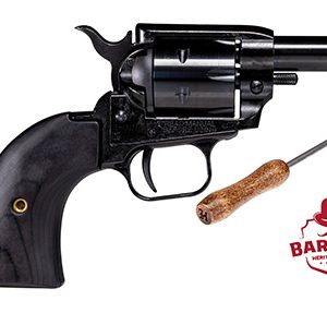 Heritage Mfg BK22B2BBK Barkeep  22 LR 6 Shot, 2.68" Black Oxide Steel Barrel, Black Oxide Zinc Alloy Frame, Black Oxide Cylinder, Black Laminate Grip, Manual Safety, Exposed Hammer