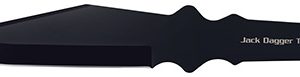Cold Steel CS80TJDZ Jack Dagger Thrower 7.50" Fixed Plain Clip Point Black 1050 High Carbon
