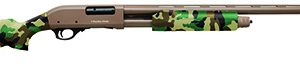 Charles Daly 930330 301  12 Gauge 3" 4+1 28" Vent Rib Barrel, Flat Dark Earth Barrel/Receiver, Woodland Camo Synthetic Stock & Forend, Includes 3 Choke Tubes