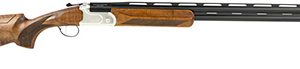 Stevens 18748 555 Sporting 12 Gauge 3" 2rd 30" Vent Rib Barrel, Silver Aluminum Receiver,  Turkish Walnut Adjustable Comb Stock