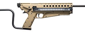 Kel-Tec R50TAN R50  5.7x28mm 50+1 16.10" Threaded Barrel, Tan Receiver & Polymer Grip, Side-Folding Stock, Adjustable Sights, QD Sling Mount