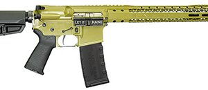 Black Rain Ordnance BROSSPBG Spec 15+ SSP 5.56x45mm NATO 30+1 16", Bazooka Green, 15" Slim M-LOK, Magpul Grip/Carbine Stock