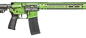 Black Rain Ordnance BROFUSIONZGB Spec15 Fusion 5.56x45mm NATO 30+1 16", Zombie Green Battleworn, 12" M-LOK, MFT EPG16 Grip/Minimalist Stock