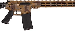 Great Lakes Firearms GL15223MSAH AR-15 Mission 223 Wylde 30+1 16", Sahara Camo Rec/15" M-Lok Handguard, Black Carbine Stock & A2 Grip, Muzzle Brake