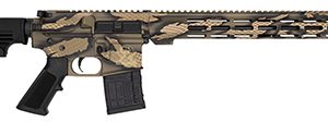 Great Lakes Firearms  AR-15  223 Wylde 16" 30+1, Serpent Tan Camo Rec/15" Handguard, Black M4 Stock & A2 Grip, Muzzle Brake