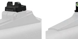 TruGlo TG231K1W Tritium Pro  Black | Green Tritium White Outline Front Sight Green Tritium Rear Sight