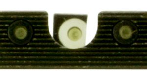 TruGlo TG231X1W Tritium Pro Black | Green Tritium White Outline Front Sight Green Tritium Rear Sight