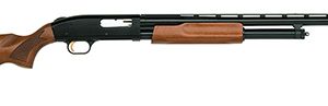 Mossberg 52132 500 Bantam 12 Gauge 5+1 3" 24" Vent Rib Barrel, Blued Metal Finish, Dual Extractors, EZ-Reach Forend, Hardwood Stock, 13"LOP Includes Accu-Set Chokes (Youth)