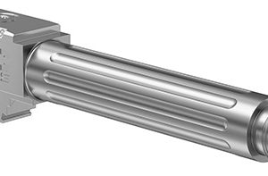 CMC Triggers 75525 Match Precision  Compatible w/ Glock 19 Gen3-4 9mm Luger 4.01" Stainless Bead Blasted Satin DLC 416R Stainless Steel Fluted/Match Grade/Threaded Barrel