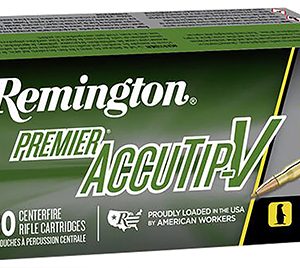 Remington Ammunition 29184 Premier Accutip-V 223 Rem 50 gr AccuTip V Boat Tail 20 Per Box/ 10 Case