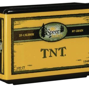Speer 1246 TNT  25 Cal .257 87 gr Jacket Hollow Point 100 Per Box/ 5 Case