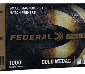 Federal GM200M Gold Medal Premium Small Pistol Mag Multi Caliber Handgun 1000 Per Box