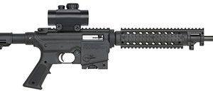 Mossberg 37232 715T Flat Top Tactical Full Size 22 LR 10+1 16.25" Barrel, Blued Metal Finish & A2 Adjustable Black Synthetic Stock Right Hand Includes Red Dot