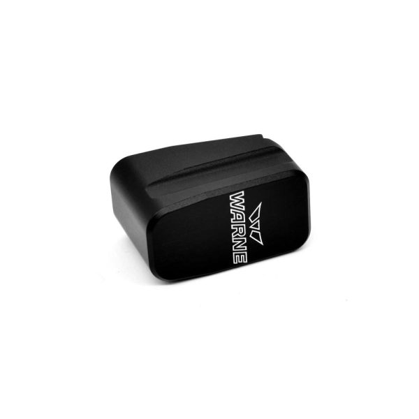 Warne Magazine Extension for Glock 43 Black +2/rd