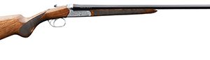 Charles Daly 930340 500  20 Gauge 3" 2rd 26" Gloss Blued Steel Side by Side Barrel, Engraved Silver Steel Receiver, Oiled Walnut Fixed Checkered Stock & Forend, Includes 5 Choke Tubes