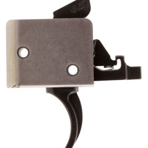 CMC Triggers 93502 Drop-In Two-Stage Curved Trigger with 2-4 lbs Draw Weight & Black/Silver Finish for AR-15/AR-10