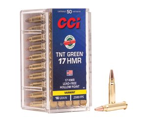 CCI 17HMR 16GR TNT GREEN 50/2000