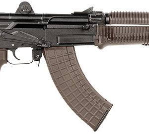Arsenal SAM7K55P SAM7K  7.62x39mm 30+1 8.50" Black Steel Threaded Barrel, Polymer Handguards, Black Aluminum Forged & Milled Receiver, Mounted 1913 Picatinny Rail, Plum Polymer Grips