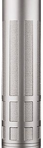 Dead Air NOMAX33XEMAXSIL Nomax 33  Silver .33 Cal Silencer w/ Xemax Adapter & 5/8-24 DA150 Muzzle Brake