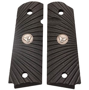 Wilson Combat 351AAFS Grip Panels 1911 Starburst G-10 Black
