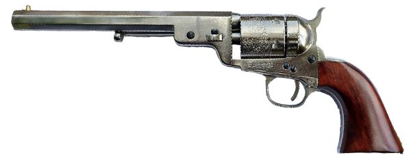 Cimarron CA925N00 1851 Richards Mason Conversion 38 Special 7.50" Nickel