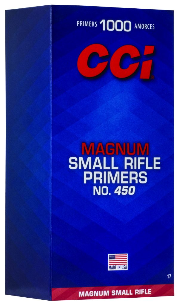 CCI 0017 Magnum Rifle No. 450 Small Magnum Rifle Multi Caliber 1000/Box
