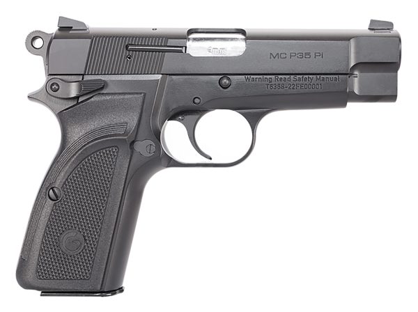 EAA GIRSAN 390440 MCP 35 PI 9mm Luger 15+1 3.88" Stainless Steel Barrel, Matte Black Serrated Slide, Matte Black Steel Frame w/Beavertail, Black Checkered Polymer Grips, Ambidextrous