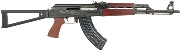 Zastava Arms Usa ZR7762RTF ZPAPM70  7.62x39mm 30+1 16.30" Black Chrome Lined Steel Barrel, Black Serbian Red Wood Handguard, Black Synthetic Folding Triangle Stock, Black Synthetic Grip